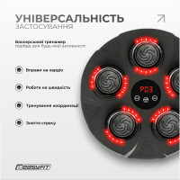 Боксерський тренажер EasyFit настінний музичний з підсвіткою Боксерський тренажер EasyFit настінний музичний з підсвіткою