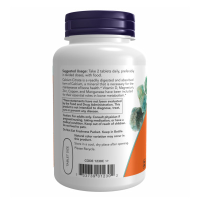 Calcium Citrate W/Min - 250 tabs Calcium Citrate W/Min - 250 tabs