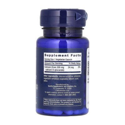 Calcium D-Glucarate 200mg - 60 vcaps Calcium D-Glucarate 200mg - 60 vcaps