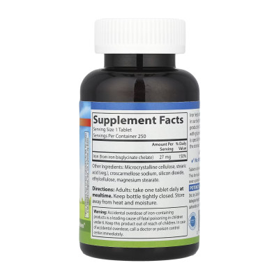 Chelated Iron - 250 tabs Chelated Iron - 250 tabs