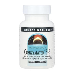 Coenzymated™ Vitamin B-6 100 mg - 60 tabs Coenzymated™ Vitamin B-6 100 mg - 60 tabs
