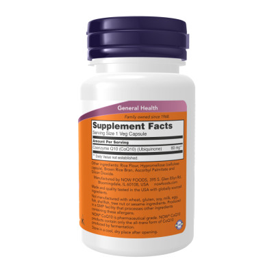 CoQ10 60mg - 180 vcaps CoQ10 60mg - 180 vcaps