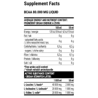 BCAA 80.000 Liquid - 1000ml Apricot