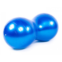 М'яч для фітнеса EasyFit Peanut 45х90 см синій (фітбол горіх-арахіс) М'яч для фітнеса EasyFit Peanut 45х90 см синій (фітбол горіх-арахіс)