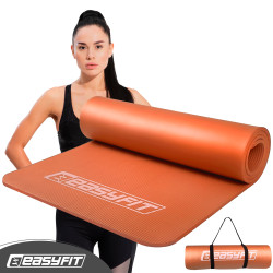 Килимок для фітнесу та йоги EasyFit NBR 10 мм Помаранчевий Килимок для фітнесу та йоги EasyFit NBR 10 мм Помаранчевий