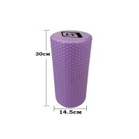 Масажний ролик EasyFit Foam Roller 30 см Бузковий Масажний ролик EasyFit Foam Roller 30 см Бузковий