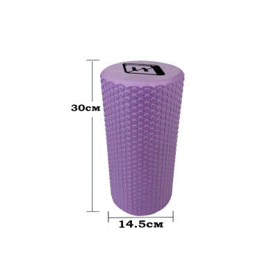 Масажний ролик EasyFit Foam Roller 30 см Бузковий Масажний ролик EasyFit Foam Roller 30 см Бузковий