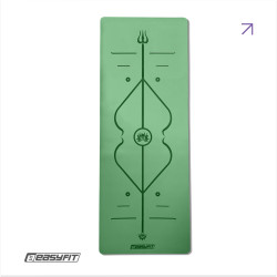 Килимок для йоги професійний EasyFit Pro каучук 5 мм Зелений Килимок для йоги професійний EasyFit Pro каучук 5 мм Зелений