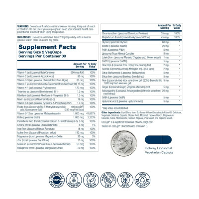 Liposomal Multivitamin Womens - 60 vcaps Liposomal Multivitamin Womens - 60 vcaps