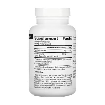 Lactase Digest 30 mg - 90 caps Lactase Digest 30 mg - 90 caps