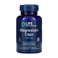Magnesium Caps 500 mg - 100 vcaps (Пошкоджена банка) Magnesium Caps 500 mg - 100 vcaps (Пошкоджена банка)