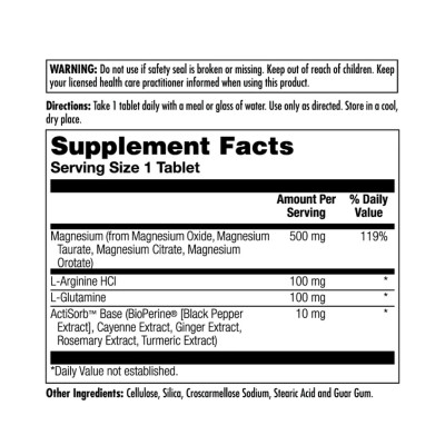 Magnesium One Daily 500mg - 60 tabs Magnesium One Daily 500mg - 60 tabs