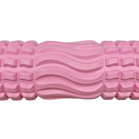 Масажний ролик EasyFit Wavyspines 33 см Рожевий Масажний ролик EasyFit Wavyspines 33 см Рожевий
