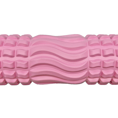 Масажний ролик EasyFit Wavyspines 33 см Рожевий Масажний ролик EasyFit Wavyspines 33 см Рожевий