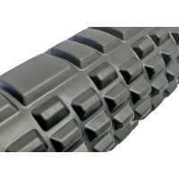 Масажний ролер EasyFit Grid Roller 60 см v.3.1 чорний Масажний ролер EasyFit Grid Roller 60 см v.3.1 чорний