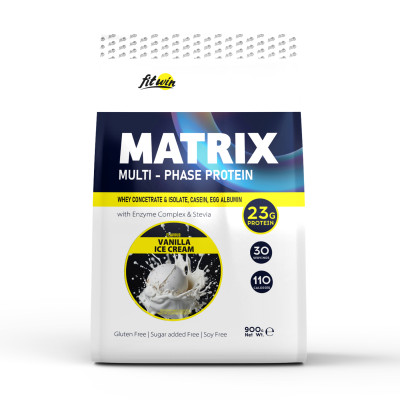 Matrix - 900g Vanilla ice Cream (Пошкоджена упаковка) Matrix - 900g Vanilla ice Cream (Пошкоджена упаковка)