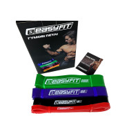 Гумові петлі EasyFit: набір 2-65 кг (4 шт) Гумові петлі EasyFit: набір 2-65 кг (4 шт)