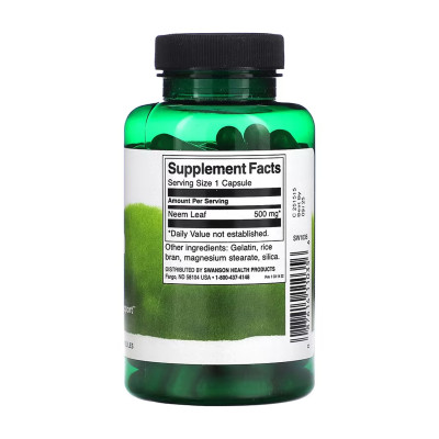 Neem Leaf 500 mg - 100 caps Neem Leaf 500 mg - 100 caps