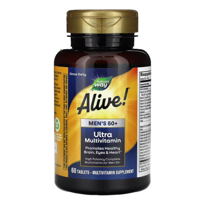 Once Daily Men's 50+ Ultra Multivitamin - 60 tabs (До 10.26) Once Daily Men's 50+ Ultra Multivitamin - 60 tabs (До 10.26)