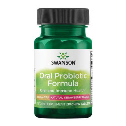 Oral Probiotic Formula 3 billion Cfu - 30 tabs Natural Strawberry Oral Probiotic Formula 3 billion Cfu - 30 tabs Natural Strawberry