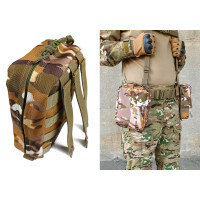 Підсумок аптечка тактична MOLLE Multicam Arid (степовий) для РПС, разгрузки або жилету Підсумок аптечка тактична MOLLE Multicam Arid (степовий) для РПС, разгрузки або жилету