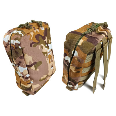 Підсумок аптечка тактична MOLLE Multicam Arid (степовий) для РПС, разгрузки або жилету Підсумок аптечка тактична MOLLE Multicam Arid (степовий) для РПС, разгрузки або жилету