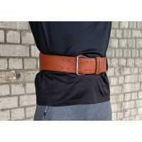 Пояс атлетичний EasyFit DeciBelt (шкіра) коричневий L Пояс атлетичний EasyFit DeciBelt (шкіра) коричневий L