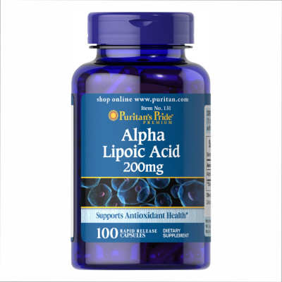 Alpha Lipoic Acid 200 mg - 100 caps Alpha Lipoic Acid 200 mg - 100 caps
