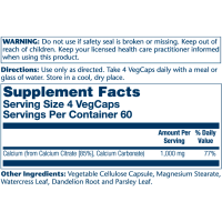 Calcium Citrate 1000mg - 240 vcaps Calcium Citrate 1000mg - 240 vcaps