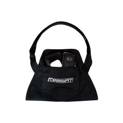 Сумка-переноска EasyFit для йога-килимка Чорна Сумка-переноска EasyFit для йога-килимка Чорна