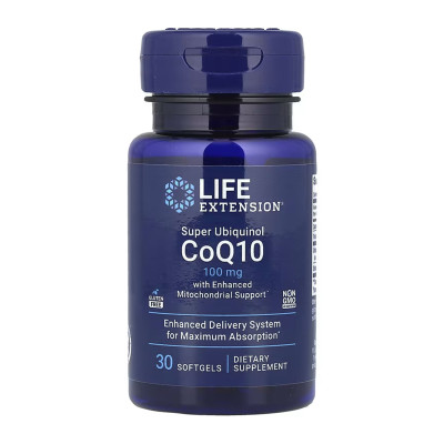 Super Ubiquinol CoQ10 with Enhanced Mitochondrial Support™ 100 mg - 30 softgels