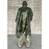 Тактичний дощовик-пончо EasyFit RainC (військовий плащ ЗСУ) woodland Тактичний дощовик-пончо EasyFit RainC (військовий плащ ЗСУ) woodland