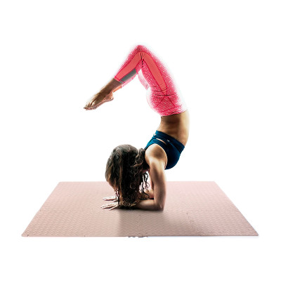 Татамі мат EasyFit 8 шт (30х30х1 см) хвіст ластівки бежевий Татамі мат EasyFit 8 шт (30х30х1 см) хвіст ластівки бежевий