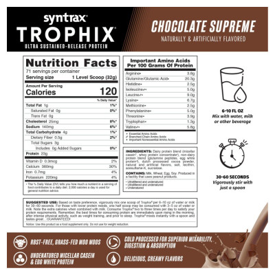 Trophix - 2270g Chocolate Supreme Trophix - 2270g Chocolate Supreme