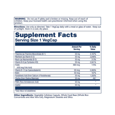Vitamin B-Complex 50 50mg - 100 vcaps Vitamin B-Complex 50 50mg - 100 vcaps