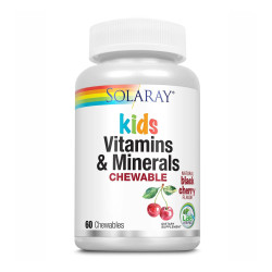 Kids Vitamins & Minerals - 60 chewables Black Cherry Kids Vitamins & Minerals - 60 chewables Black Cherry