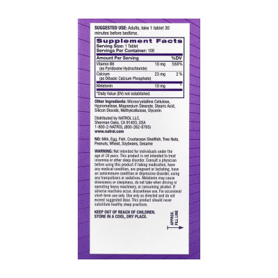 Advanced Sleep Melatonin 10mg - 100 tabs Advanced Sleep Melatonin 10mg - 100 tabs