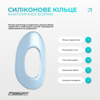 Бандаж (фіксатор) колінного суглоба з ребрами жорсткості та силіконовою вставкою. Розмір L Бандаж (фіксатор) колінного суглоба з ребрами жорсткості та силіконовою вставкою. Розмір L
