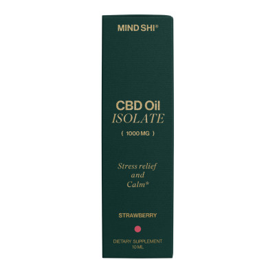 CBD Oil Isolate 1000 mg Strawberry - 10 ml CBD Oil Isolate 1000 mg Strawberry - 10 ml