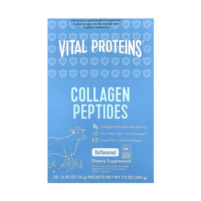 Collagen Peptides - 200g Unflavored (20 Packets) Collagen Peptides - 200g Unflavored (20 Packets)