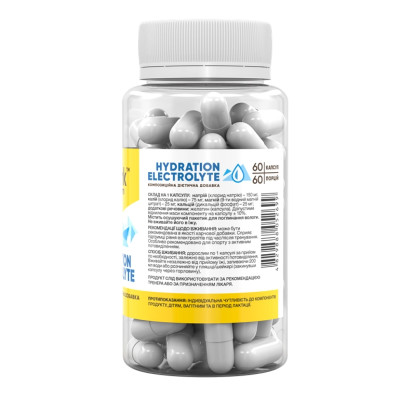 Hydration Electrolyte -60 caps Hydration Electrolyte -60 caps
