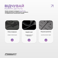 Килимок для йоги професійний EasyFit Pro каучук 5 мм Чорний Килимок для йоги професійний EasyFit Pro каучук 5 мм Чорний