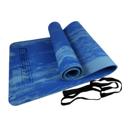 Килимок для йоги та фітнеса EasyFit s-EVA Mat 8 мм Синій Килимок для йоги та фітнеса EasyFit s-EVA Mat 8 мм Синій