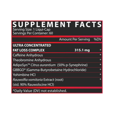 Lipo 6 Black Ultra Concentrate - 60 caps (EU version)