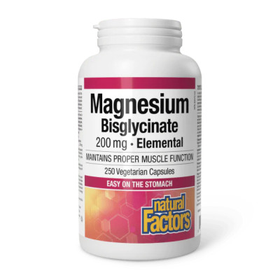 Magnesium Bisglycinate Pure 200 mg - 250 caps Magnesium Bisglycinate Pure 200 mg - 250 caps