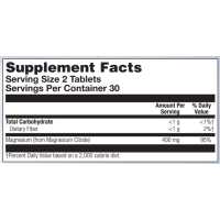 Magnesium Citrate 400mg - 60 tabs (Пошкоджена банка)