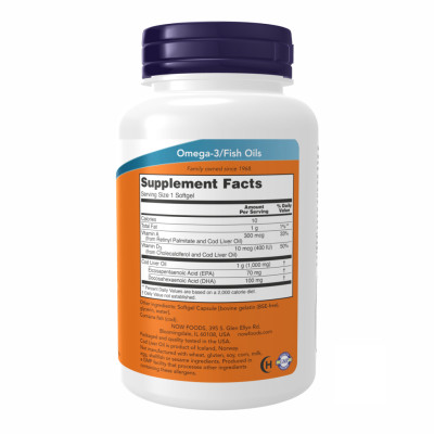 Cod Liver Oil 1000mg - 90 sgels Cod Liver Oil 1000mg - 90 sgels