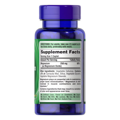 Magnesium 250mg - 200 caps Magnesium 250mg - 200 caps