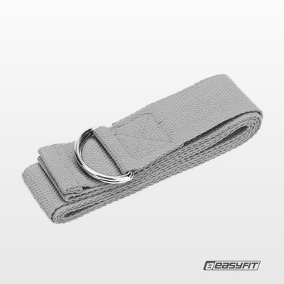 Ремінь для йоги EasyFit сірий Ремінь для йоги EasyFit сірий