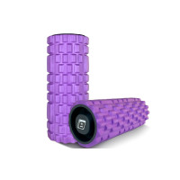 Масажний ролик EasyFit Grid Roller 33 см v.1.1 міцний масажер (фіолетовий) Масажний ролик EasyFit Grid Roller 33 см v.1.1 міцний масажер (фіолетовий)